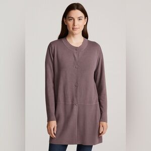 Eileen Fisher Silk Long Sweater XL